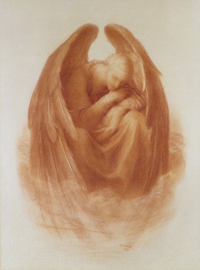 Death Crowning Innocence by George Frederick Watts
